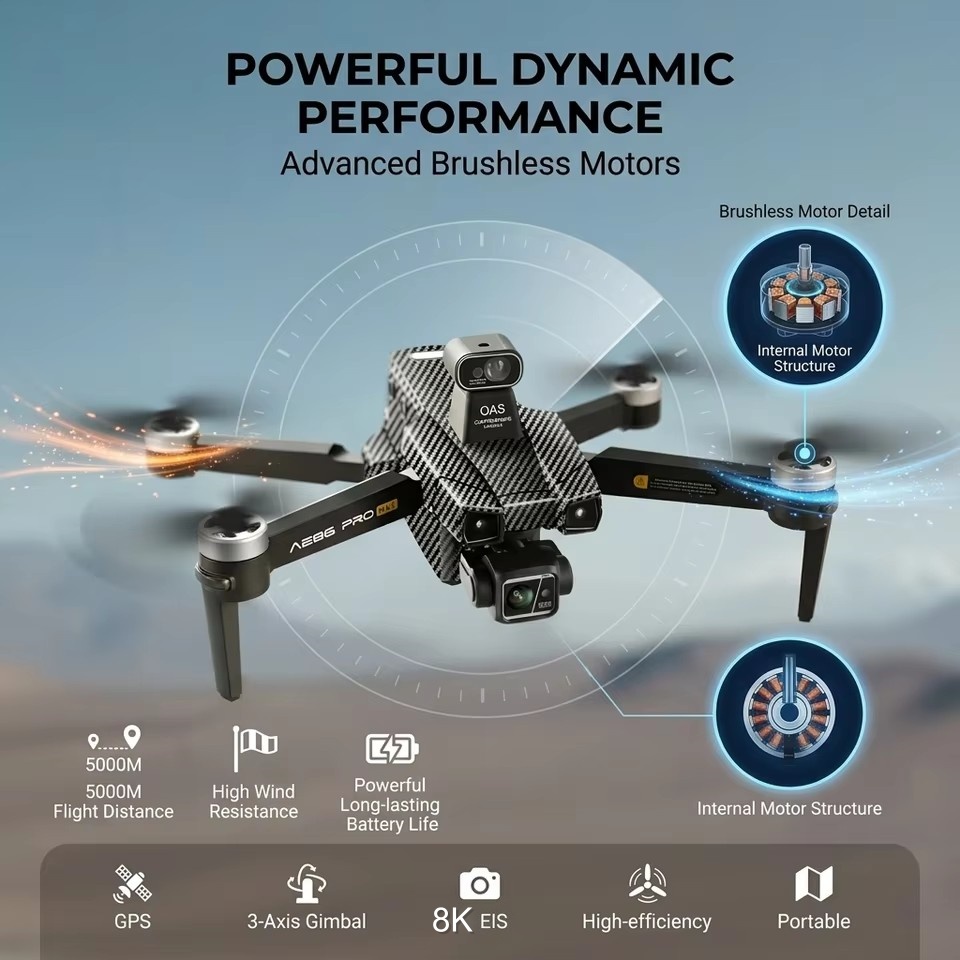 Brushless 8K ESC Dual Camera D - Drone Gimbal 3 Axis 评论和价格