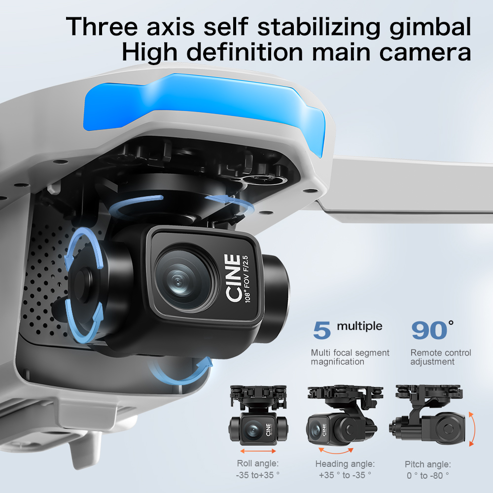S-X1 MAX GPS Drone with 3-Axis - Drone Gimbal 3 Axis 评论和价格