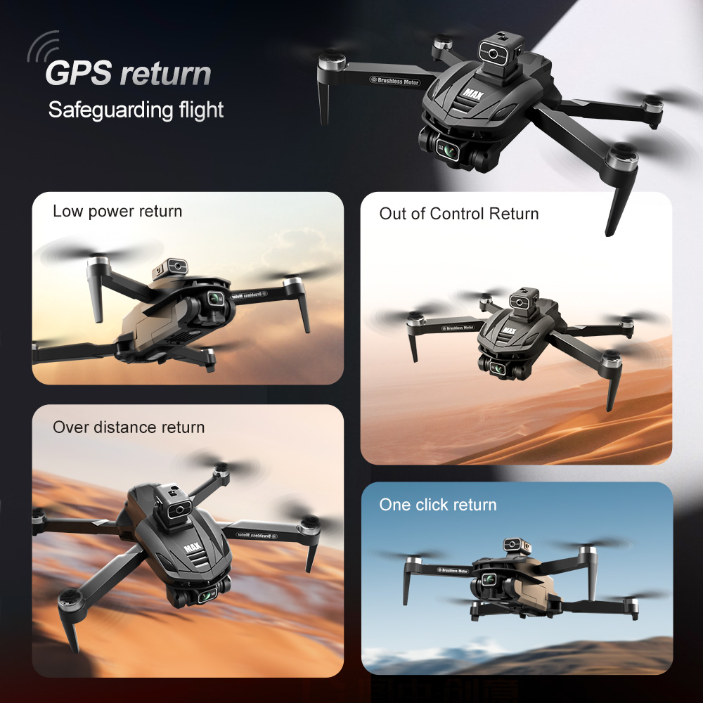 V168 PRO Max GPS Drone 8K Prof - Drone Gimbal Brushless 评论和价格