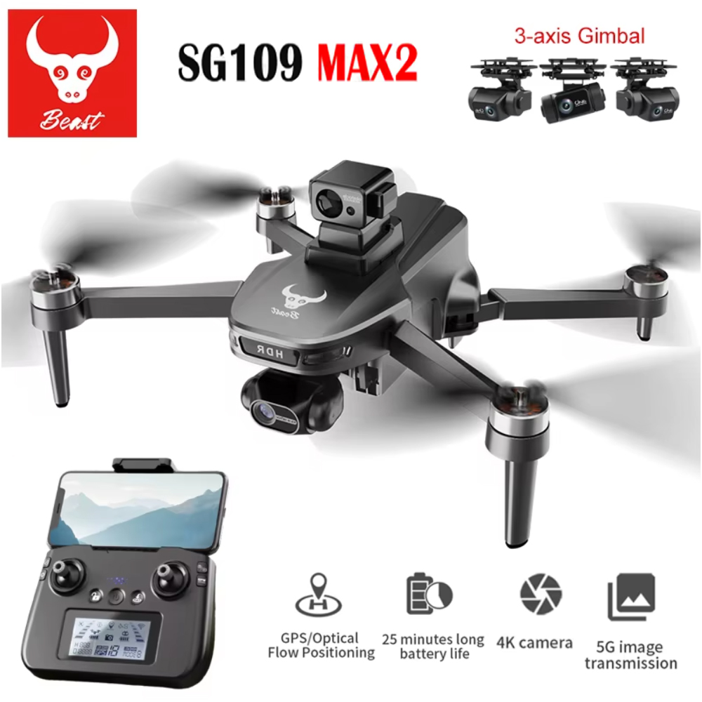 SG109 MAX2 Professional FPV 8K - Drone Gimbal 3 Axis 评论和价格