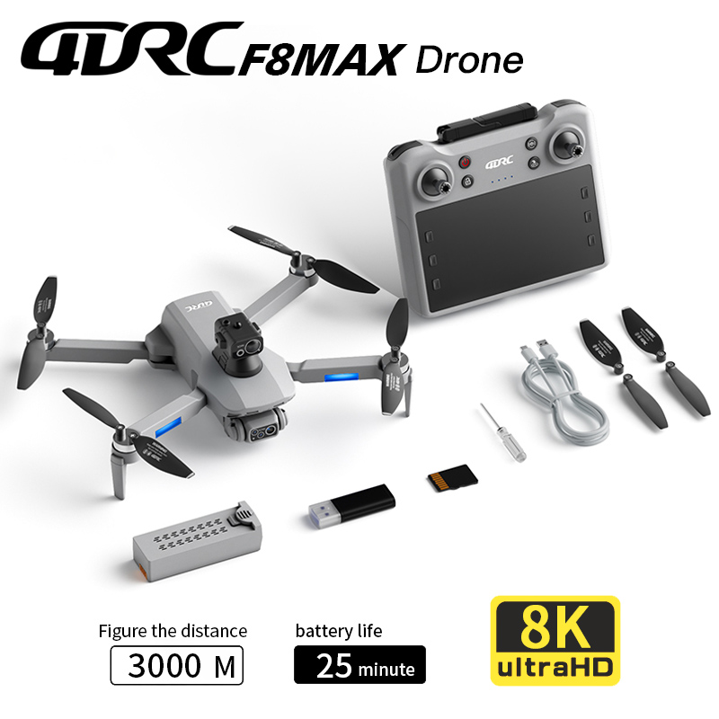 F8 MAX GPS Drone Professional  - Drone Gimbal Brushless 评论和价格