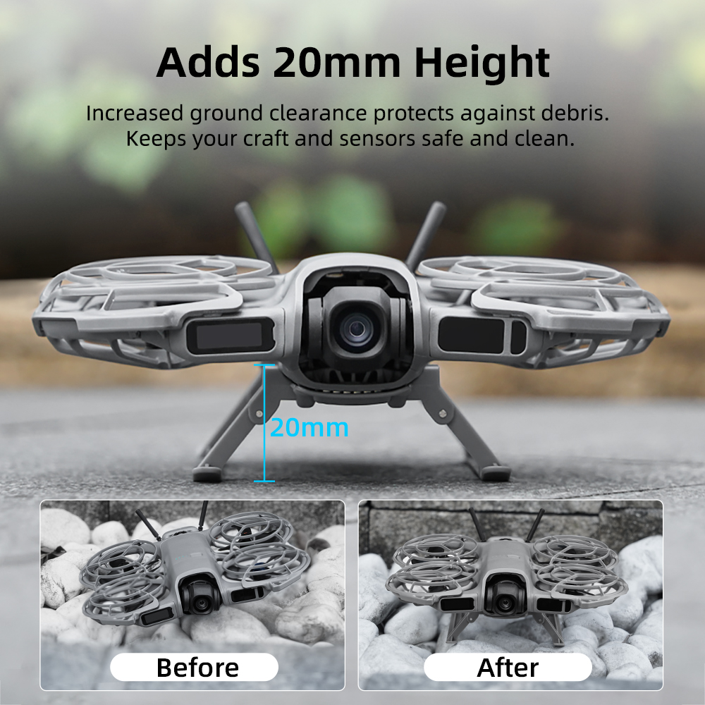 BRDRC Folding Landing Gear for - Drone Gimbal Mount 评论和价格