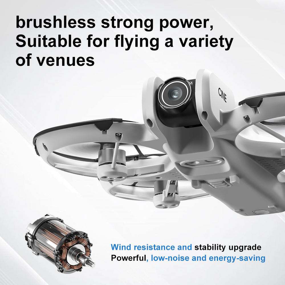 V666 Foldable Mini Drone 4K Du - Drone Gimbal Brushless 评论和价格