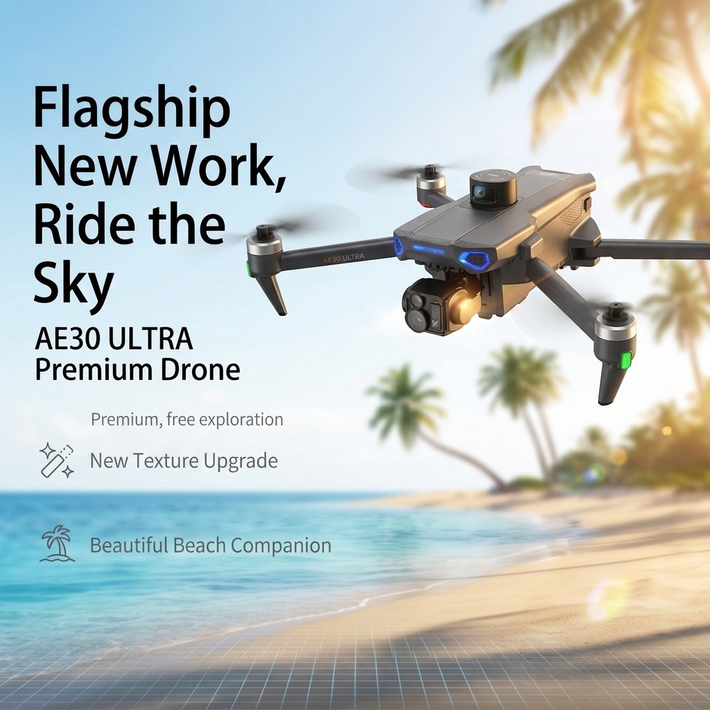 NEW AE30 Ultra GPS Drone 4K Pr - Drone Gimbal 3 Axis 评论和价格